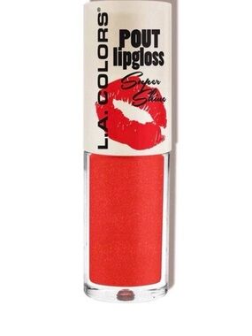 L.A. Colors Pout Lipgloss - Bright Red Shine